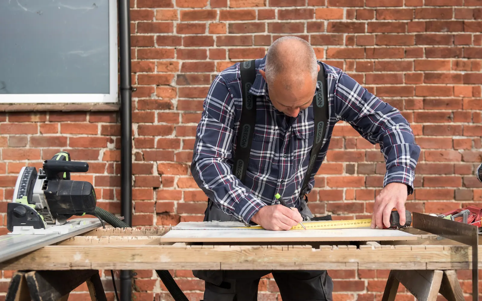 Professional kitchen installation with precision fitting
